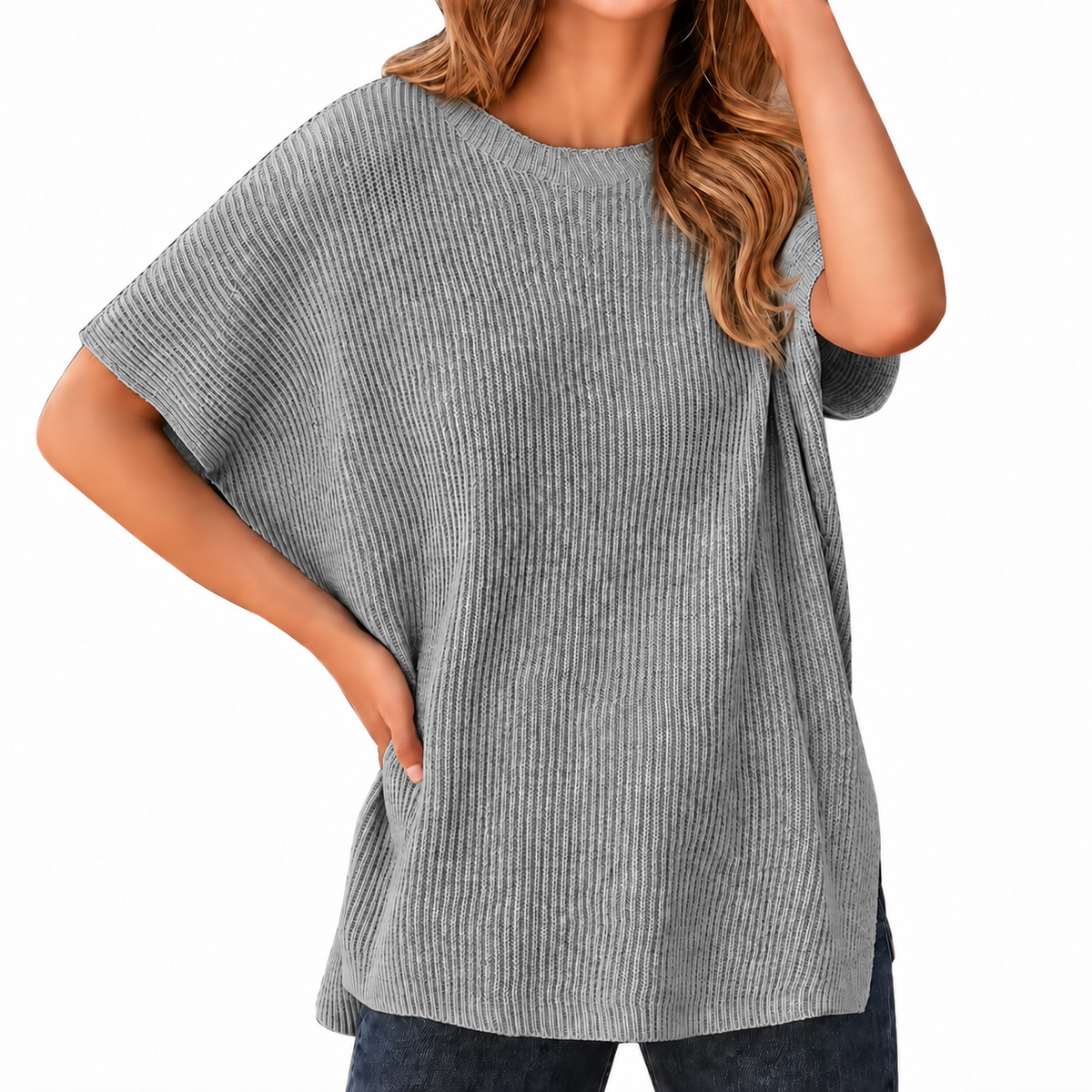 Oversized Knit Pullover