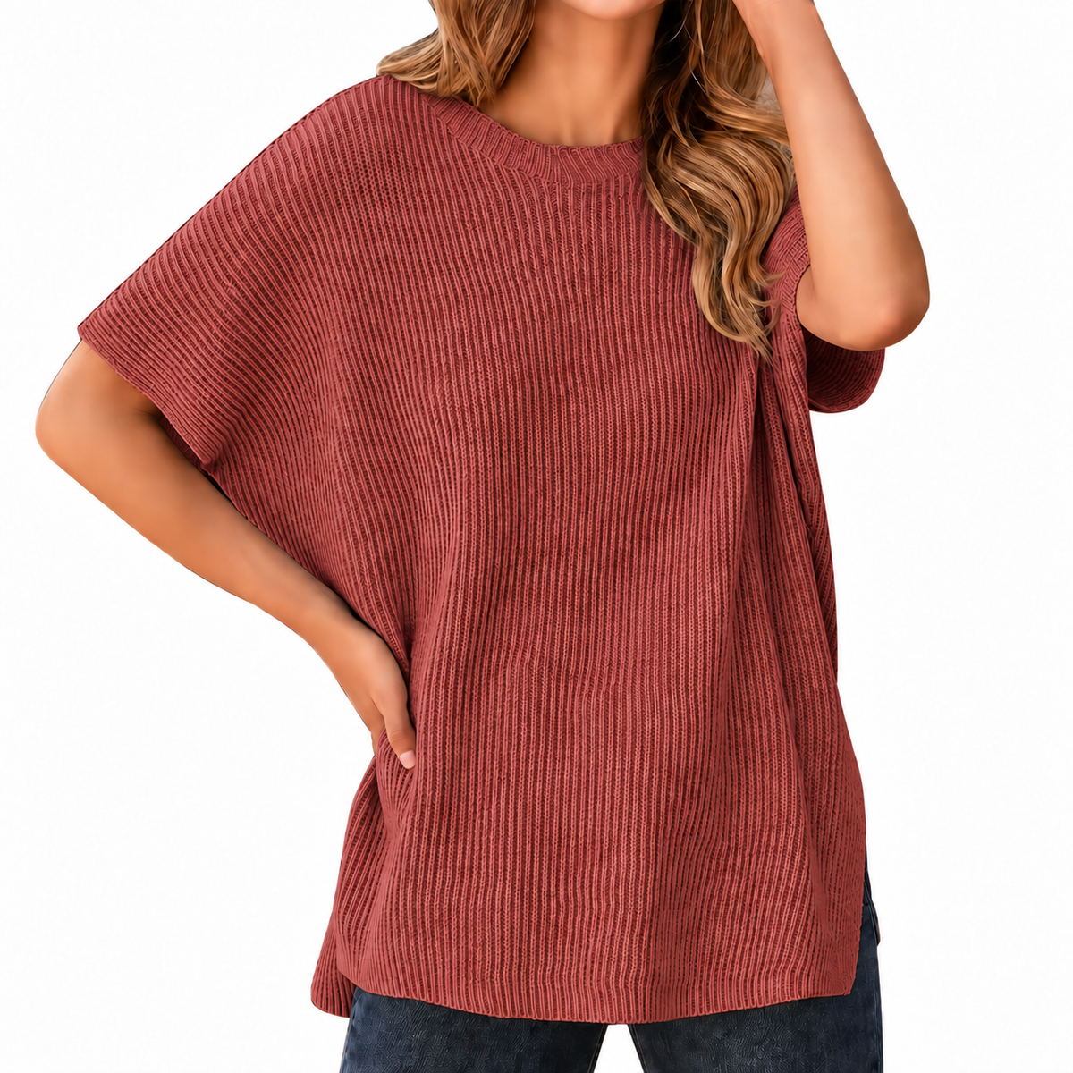 Oversized Knit Pullover